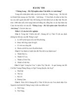 Đáp án cuộc thi Thăng Long Hà Nội  Mới nhất