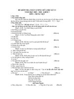 ĐE THI CHAT LƯƠNG GIUA HOC KI I - LOP 3