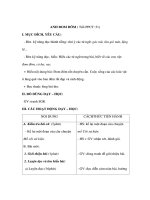 Giáo án Tiếng Việt 3 - TẬP ĐỌC - ANH ĐOM ĐÓM pptx