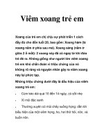 Viêm xoang trẻ em pot