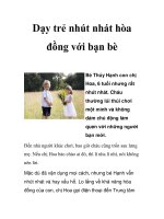 Dạy trẻ nhút nhát hòa đồng với bạn bè pps