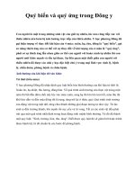 Quý biến và quý ứng trong Đông y pps