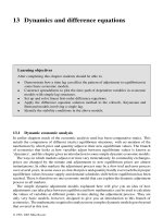 Basic Mathematics for Economists - Rosser - Chapter 13 pptx