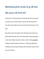 Marketing phải chuẩn bị gì để đón đầu phục hồi kinh tế? pps