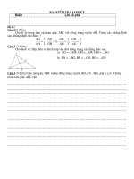 Kiểm tra 15 phút hình Chuong III)