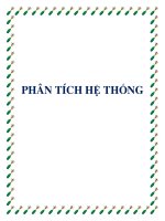 phân tích hệ thống