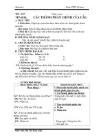 Tiết 107: CÁC THÀNH PHẦN CHÍNH CỦA CÂU