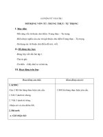Tiếng Việt lớp 4 - LUYỆN TỪ VÀ CÂU - MỞ RỘNG VỐN TỪ: TRUNG THỰC- TỰ TRỌNG pptx