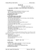 Giao an Lop 1-Tuan 19