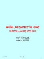 MÔ HÌNH LÃNH ĐẠO THEO TÌNH HUỐNG docx