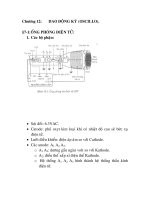 bài giảng kỹ thuật đo điện- điện tử, chương 12 ppsx