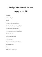 Sao lục Bản đồ trích đo hiện trạng vị trí đất pot