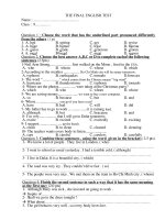 BAI KIEm Tra Cuoi nam A .9(Latest)