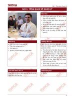 BÀI 1: TỔNG QUAN VỀ QUẢN LÝ pdf