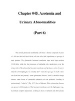 Chapter 045. Azotemia and Urinary Abnormalities (Part 6) pdf