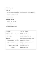 Giáo án toán lớp 1 - Luyện tập pptx