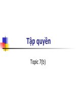 Topic 7(b): Tập quyền pps