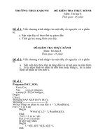 Kiểm tra 1 tiết thực hành 8 có đap án(vip)