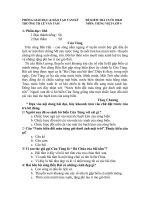 Đề kiểm tra TV cuối kì II