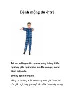 Bệnh mộng du ở trẻ ppsx