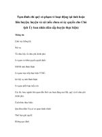 Tạm đình chỉ quỹ có phạm vi hoạt động tại tỉnh hoặc liên huyện; huyện và xã (nếu chưa có ủy quyền cho Chủ tịch Ủy ban nhân dân cấp huyện thực hiện) docx