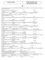 ĐỀ THI THỬ HỌC KÌ 2