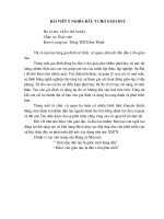 bai viet dau tu cho giao duc