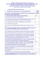 Tiêu chí thi đua tiểu học.