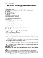 giáo án bồi dưỡng hóa 11