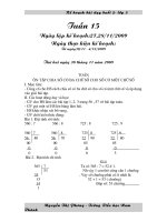 giao an buoi 2 lop 3 tuan 15