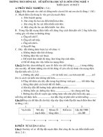 KIEM TRA CN 9 HOC KI II ( DE I )