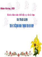 Bà thảo luận tin học: công nghệ thông tin hiện nay ppsx