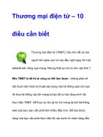 Thương mại điện tử – 10 điều cần biết pps