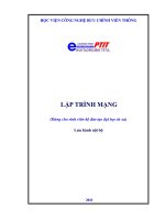 LẬP TRÌNH MẠNG ppsx