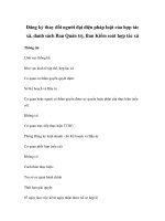 Đăng ký thay đổi người đại diện pháp luật của hợp tác xã, danh sách Ban Quản trị, Ban Kiểm soát hợp tác xã pot