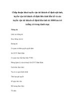 Chấp thuận khai tuyến vận tải khách cố định nội tỉnh, tuyến vận tải khách cố định liên tỉnh liền kề và các tuyến vận tải khách cố định liên tỉnh từ 1000 km trở xuống có trong danh mục ppsx