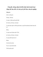 Cấp giấy chứng nhận đủ điều kiện kinh doanh hoạt động thể thao đối với câu lạc bộ thể theo chuyên nghiệp ppt