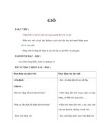 Tự nhiên xã hội lớp 1 - GIÓ ppt