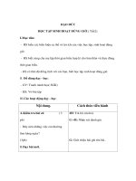 Bài giảng đạo đức lớp 3 - TẬP SINH HOẠT ĐÚNG GIỜ pdf