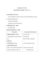 Giáo án Tiếng Việt 3 - LUYỆN TỪ VÀ CÂU - SO SÁNH DẤU CHẤM pot