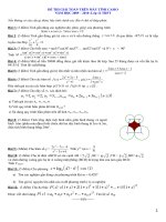 ĐỀ THI GIẢI TOÁN TRÊN MÁY TÍNH CASIO NĂM HỌC 2009 – 2010 - Lớp 12 THPT - Phần 4 pdf