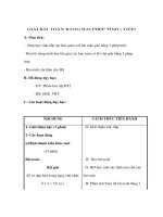 Bài giảng Toán lớp 3 - GIẢI BÀI TOÁN BẰNG HAI PHÉP TÍNH ( TIẾP) ppt