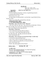 Giao an Lop 1-Tuan 21