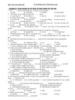 On thi TN THPT Conditional Sentences