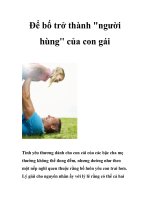 Để bố trở thành 