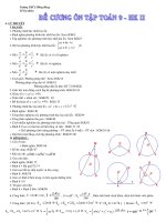 De cuong toan 9 - ki 2- ôn trọng tâm-Pisu