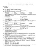câu hỏi, bài tập ôn thi tốt nghiệp môn hóa năm 2010 (tham khảo )