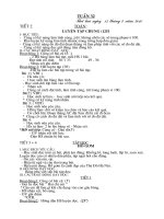 Giao an lop 1- tuan 32 + 33