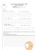 ĐỀ 7 ÔN THI MÔN TOÁN 5 CUỐI HK II NĂM HỌC 09-10