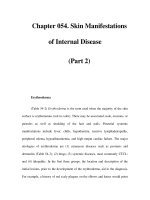 Chapter 054. Skin Manifestations of Internal Disease (Part 2) ppt
